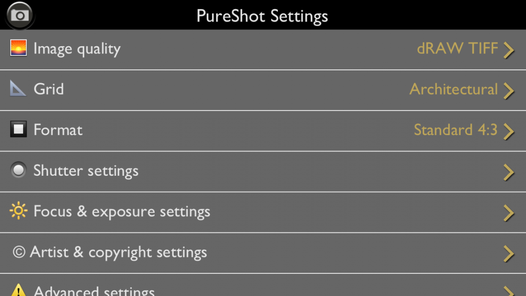 PureShot app foto 2